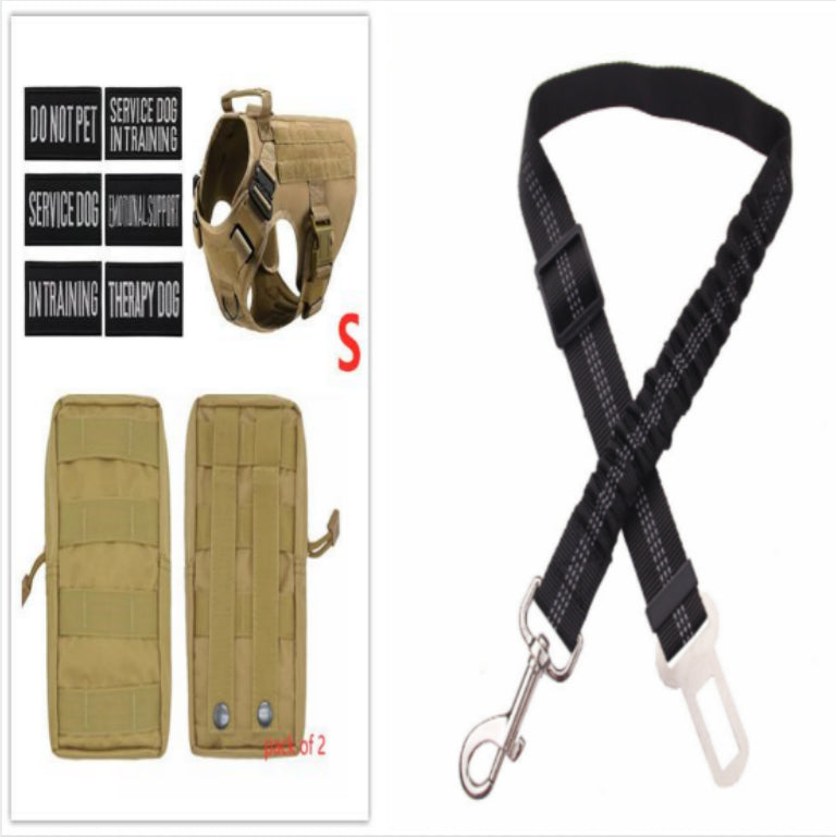 Military Tactical Dog Harness for Large Dogs