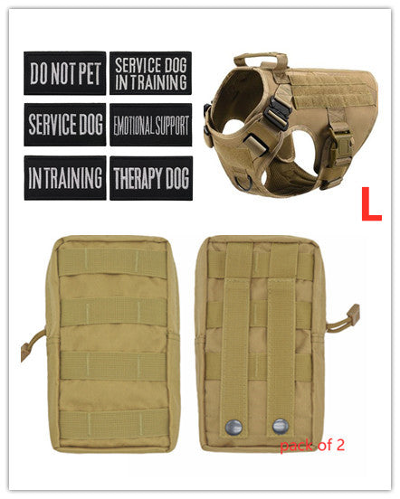 Military Tactical Dog Harness for Large Dogs