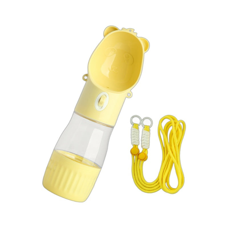 2 In 1 Portable Dog Water Bottle For Small Big Dogs Cats