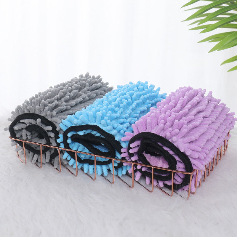 Super Absorbent Microfiber Pet Bath Towel & Bathrobe for Dogs & Cats