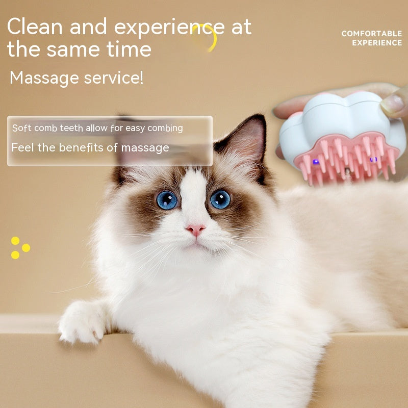 Pet Steam Hair Removal Comb Pet Steam Massage Comb Body Relax And Relieve Fatigue Loose Cat Hair
