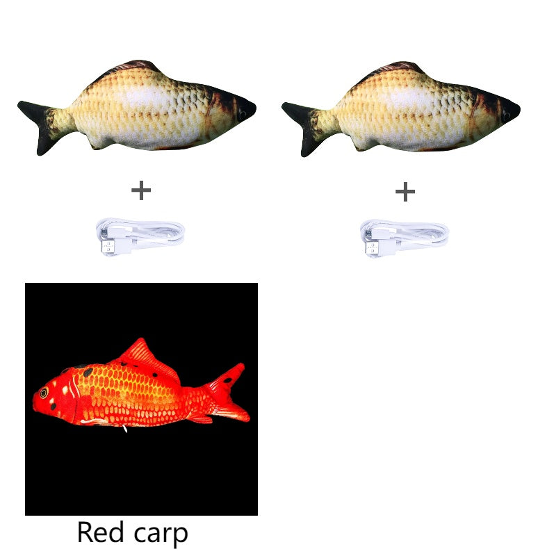 Electric Jumping Fish Cat Toy — USB Rechargeable