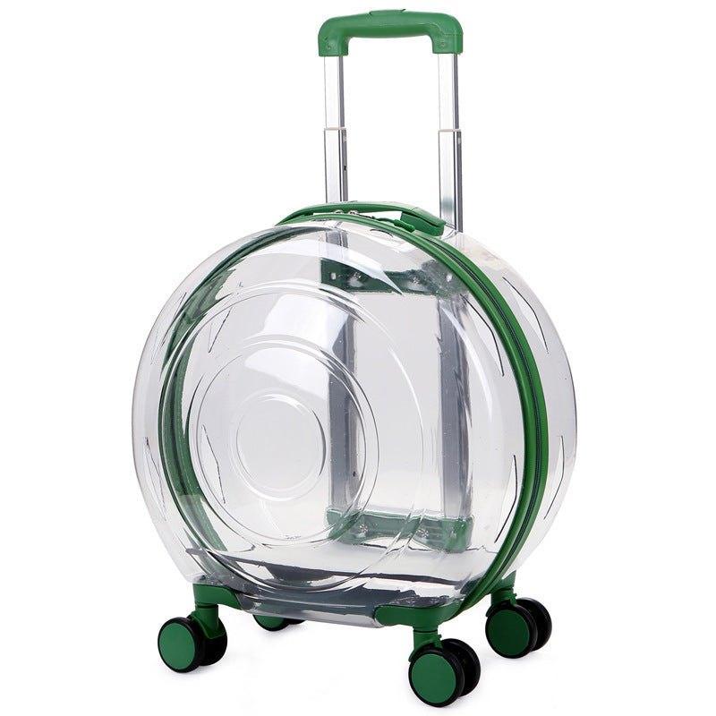 Pet Trolley Transparent Cat Bag Portable