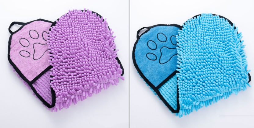 Super Absorbent Microfiber Pet Bath Towel & Bathrobe for Dogs & Cats