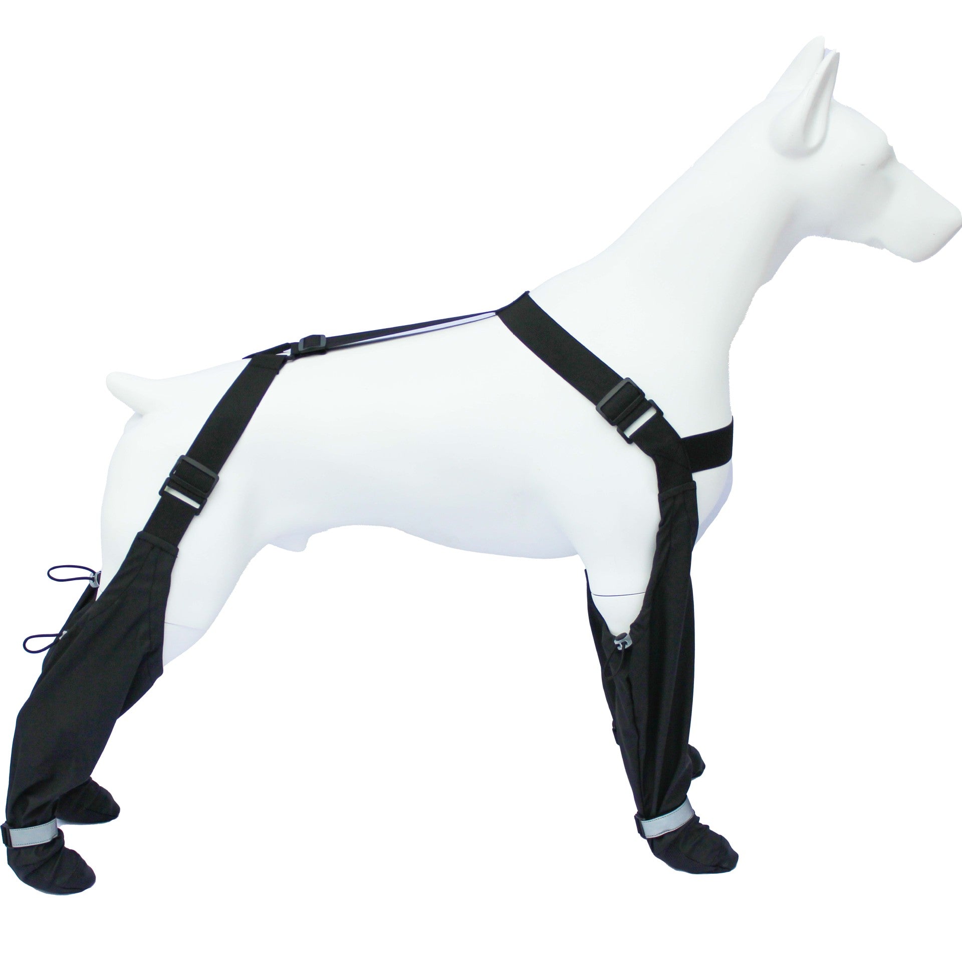 Elastic Belt With Reflective Pet Shoes Waterproof