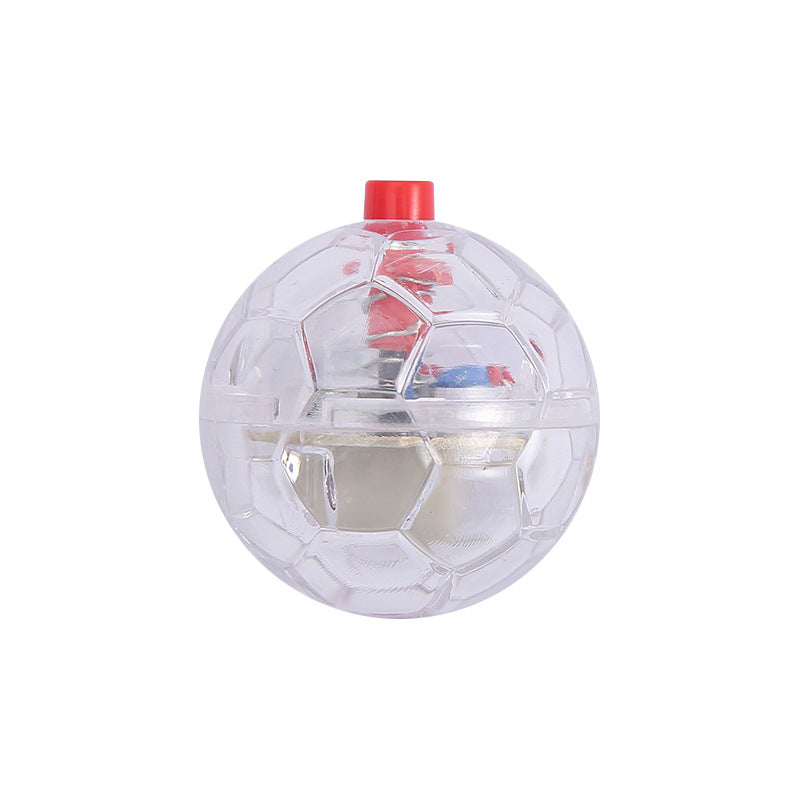 Cat Dog Toy Ball New Fashion Glowing Transparent Plastic Ball Pet Interactive