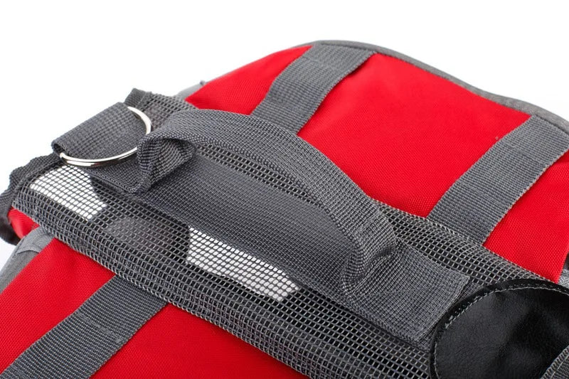 Reflective Dog Saddle Bag Harness | Adjustable Carrier for Hiking, Camping & Travel