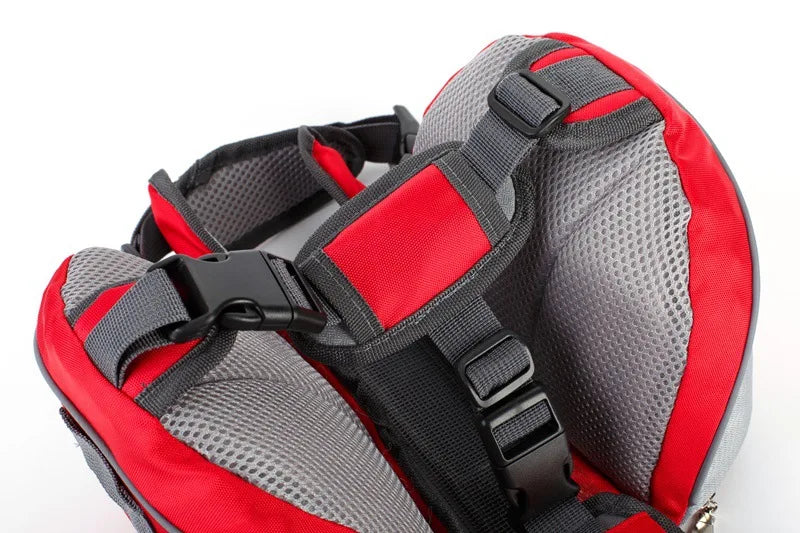 Reflective Dog Saddle Bag Harness | Adjustable Carrier for Hiking, Camping & Travel