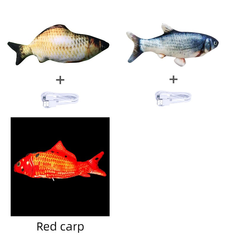 Electric Jumping Fish Cat Toy — USB Rechargeable