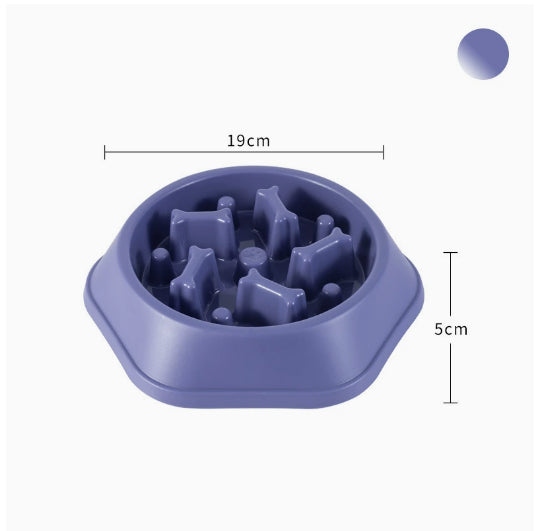 Home Style Bone Choke Prevention Slow Food Bowl
