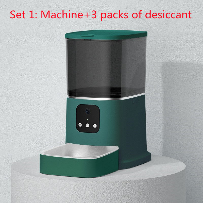 Smart WiFi Pet Automatic Feeder — 6L with App Control & Camera Options