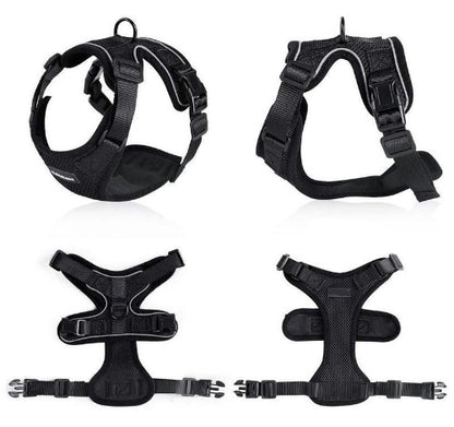 Escape Proof Cat Vest Harness And Car Seat Belt Adapter Adjustablppy
