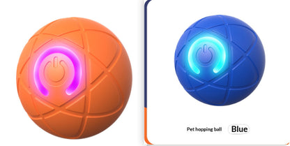 Pets Electric Jumping Ball Automatic Dog-teasing Luminous Pet