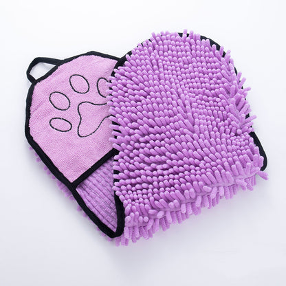 Super Absorbent Microfiber Pet Bath Towel &amp; Bathrobe for Dogs &amp; Cats