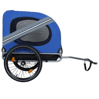 Large Folding Bike Trailer For Dogs  120LB Capacity All-Terrain Pet Carrier, Durable