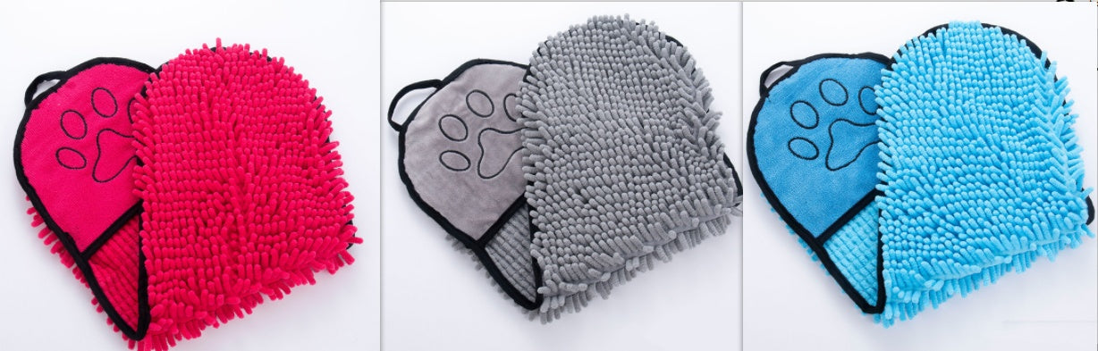 Super Absorbent Microfiber Pet Bath Towel &amp; Bathrobe for Dogs &amp; Cats
