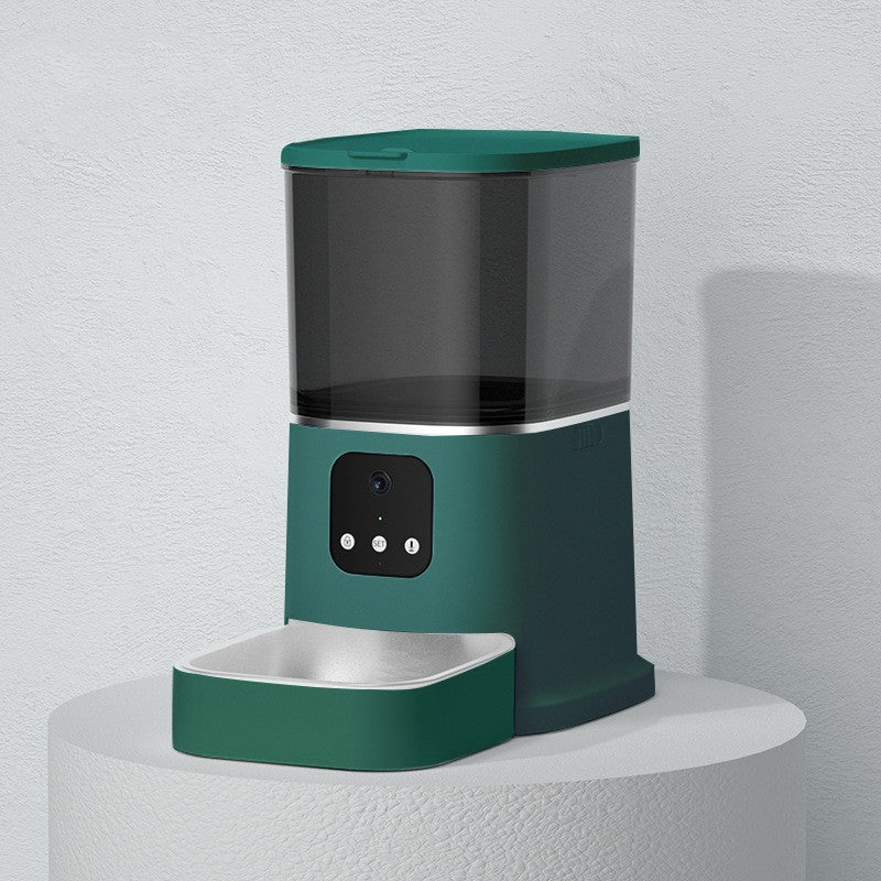 Smart WiFi Pet Automatic Feeder — 6L with App Control &amp; Camera Options