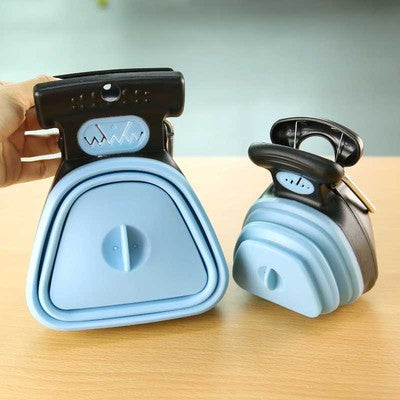 Dog Pet Travel Foldable Pooper Scooper With 1 Roll Decomposable bags Poop Scoop Clean Pick Up