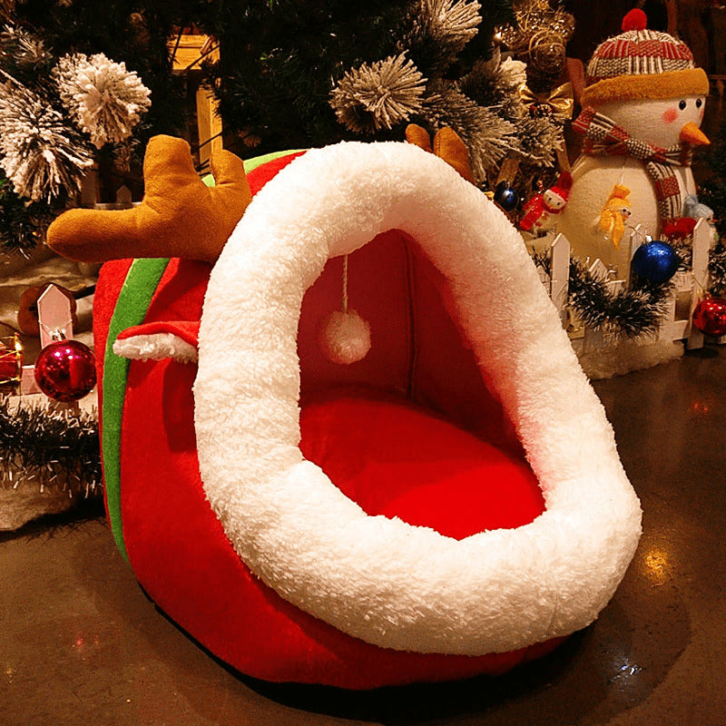 Cat Bed Indoor Soft Cats Houses Warm Cozy Cushion Bag Small Dog Removable Washable Tent