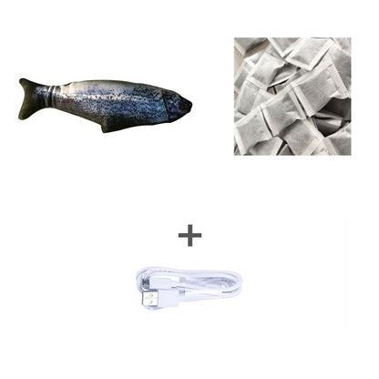 Electric Jumping Fish Cat Toy — USB Rechargeable