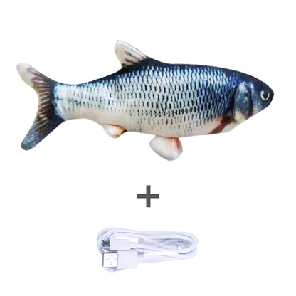 Electric Jumping Fish Cat Toy — USB Rechargeable