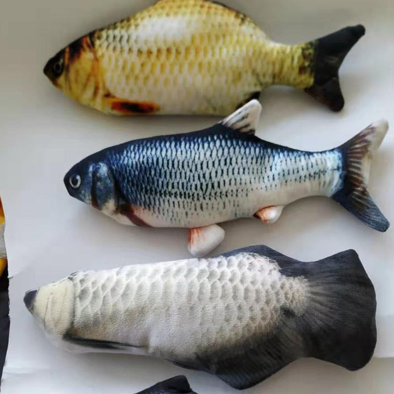 Electric Jumping Fish Cat Toy — USB Rechargeable