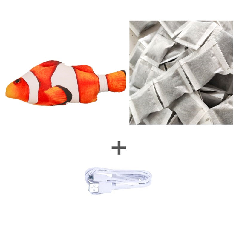 Electric Jumping Fish Cat Toy — USB Rechargeable
