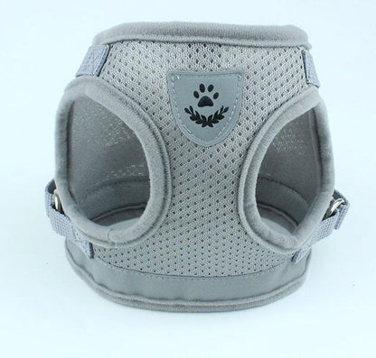 Reflective Mesh Dog Harness &amp; Leash Set