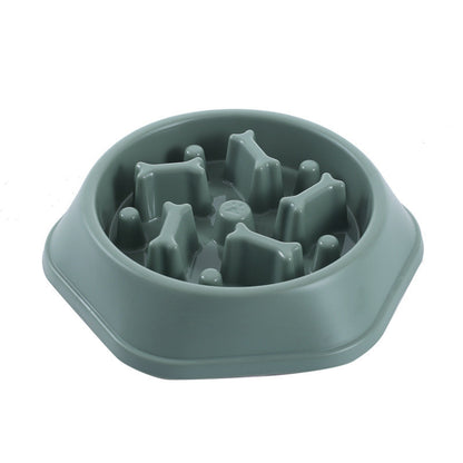 Home Style Bone Choke Prevention Slow Food Bowl