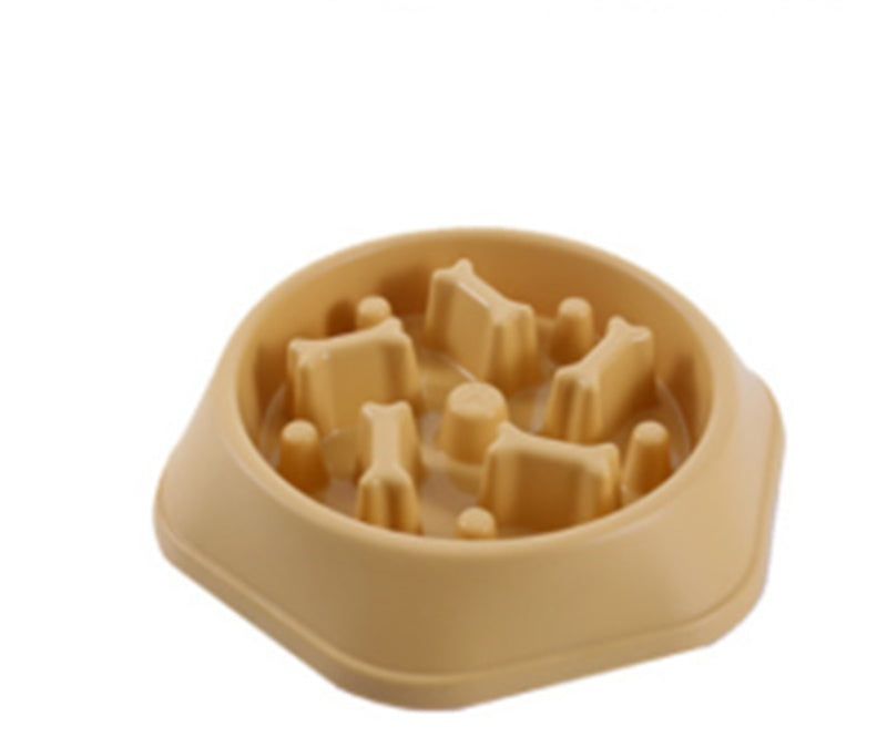Home Style Bone Choke Prevention Slow Food Bowl