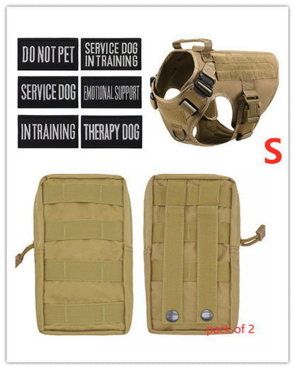 Military Tactical Dog Harness for Large Dogs