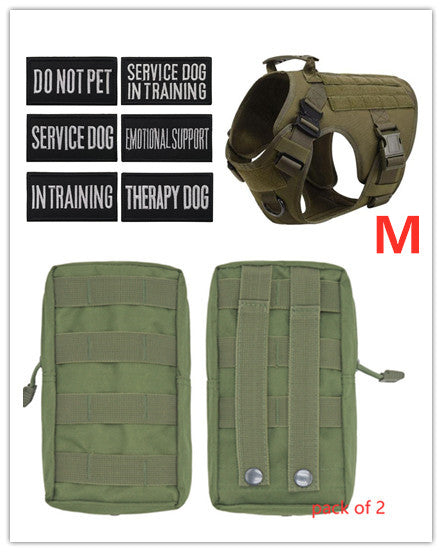 Military Tactical Dog Harness for Large Dogs