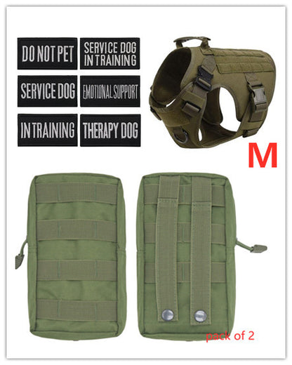 Military Tactical Dog Harness for Large Dogs