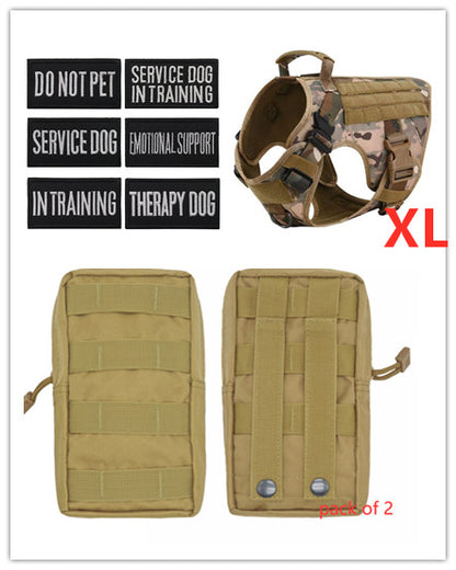 Military Tactical Dog Harness for Large Dogs