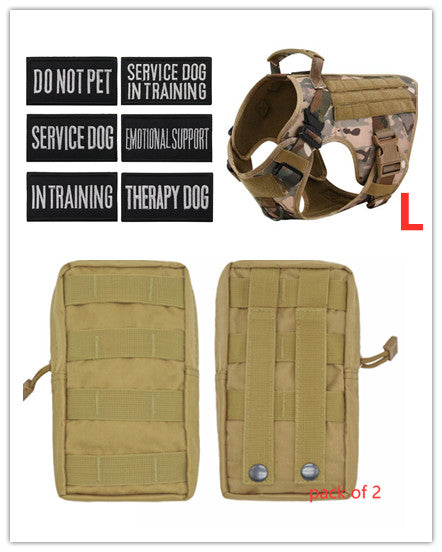 Military Tactical Dog Harness for Large Dogs