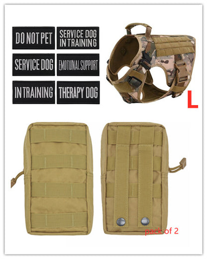 Military Tactical Dog Harness for Large Dogs