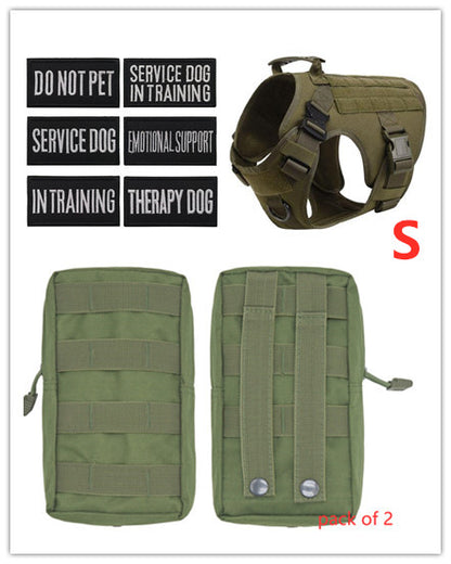 Military Tactical Dog Harness for Large Dogs
