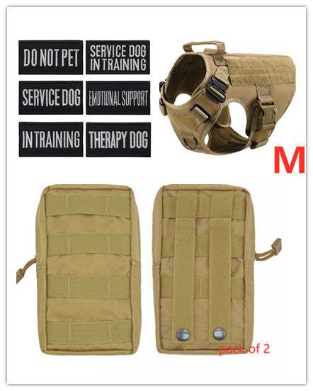 Military Tactical Dog Harness for Large Dogs