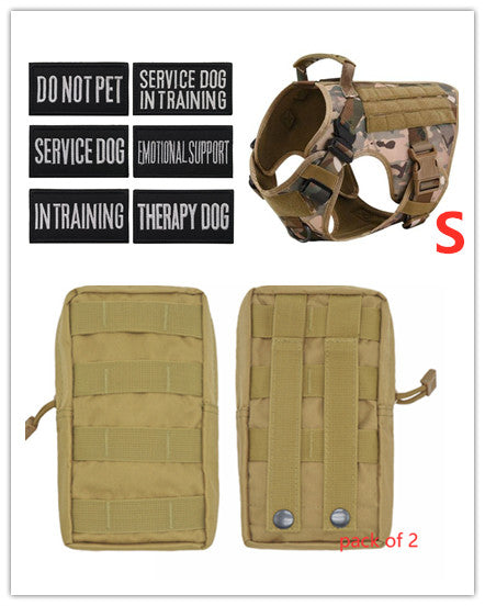 Military Tactical Dog Harness for Large Dogs
