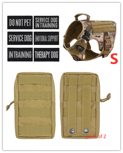 Military Tactical Dog Harness for Large Dogs