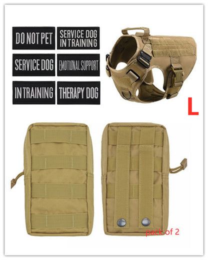 Military Tactical Dog Harness for Large Dogs