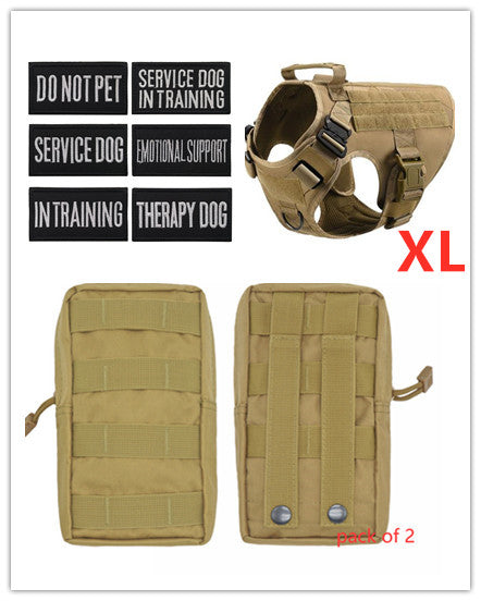 Military Tactical Dog Harness for Large Dogs