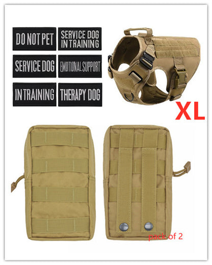 Military Tactical Dog Harness for Large Dogs