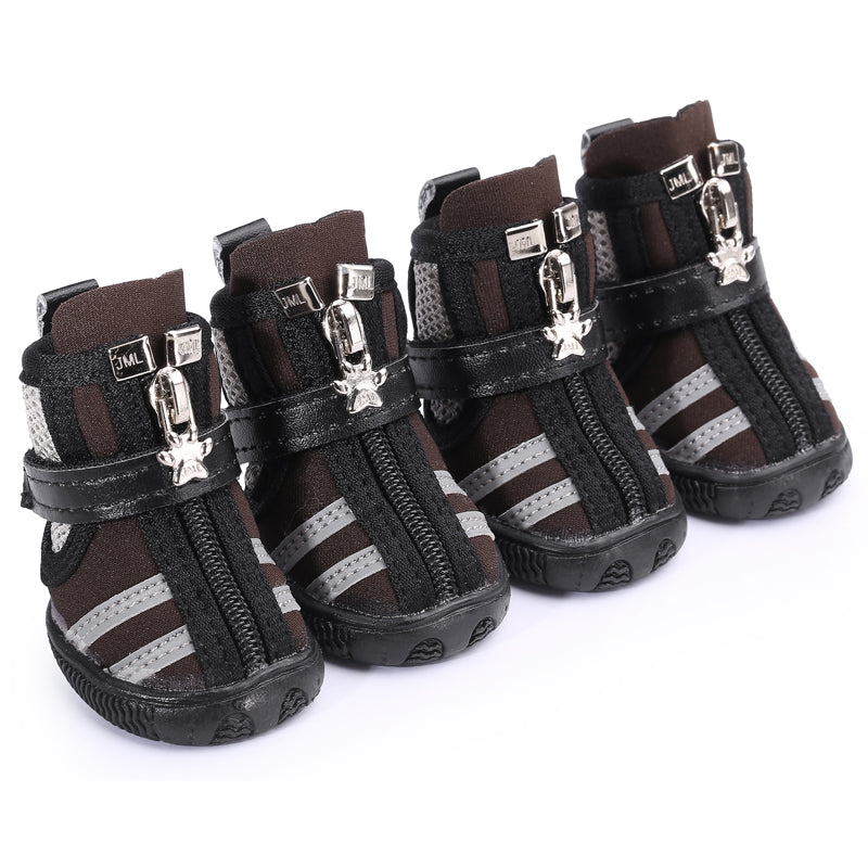 Camel Sports Style Indoor And Outdoor Pet Shoes Diving Fabric Dog Running Shoes