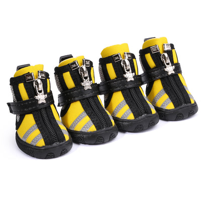 Camel Sports Style Indoor And Outdoor Pet Shoes Diving Fabric Dog Running Shoes