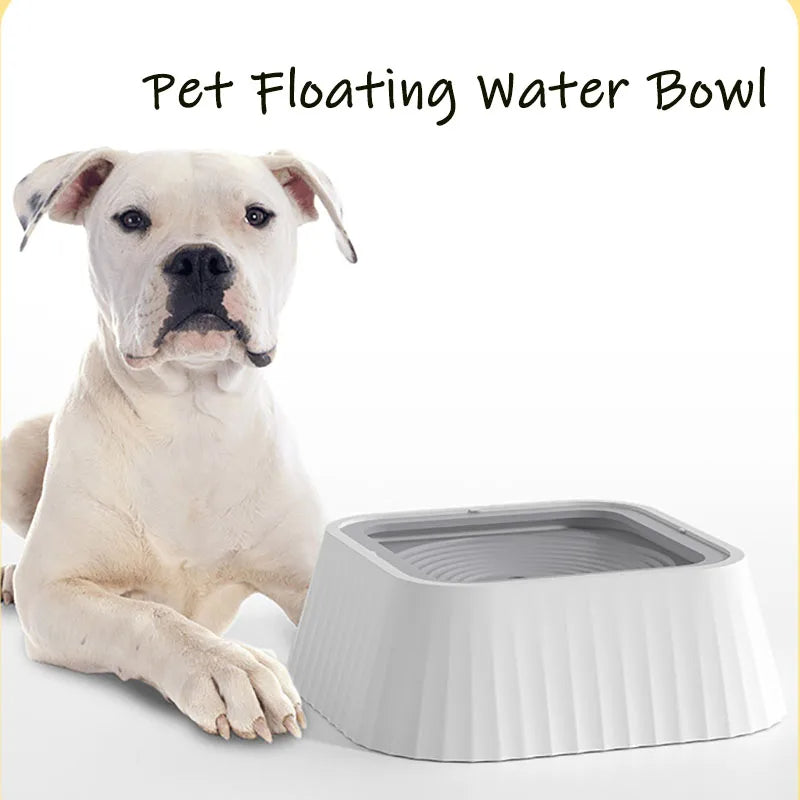 Pets Dog Cat Bowl Floating Bowl Water Drinker Not Wet Mouth Splash Water