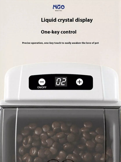 Automatic Pet Feeder with Elevated Bowl