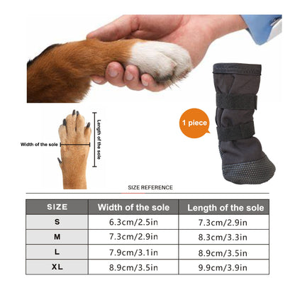 Dog Recovery Boot For Injured Paws - Breathable Dog Shoes With Non-Slip Sole &amp; Self-Adhesive Strap, Dog Bootie To Protect Wounds From Licking, Dirt, And Infection -