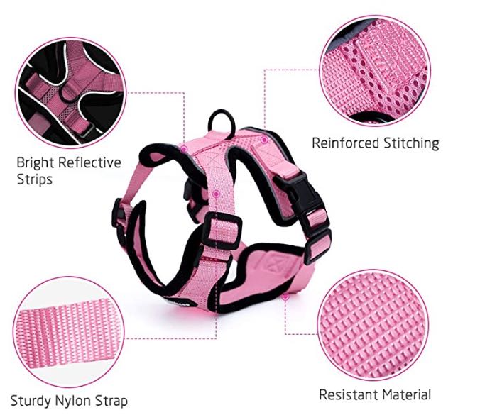 Escape Proof Cat Vest Harness And Car Seat Belt Adapter Adjustablppy