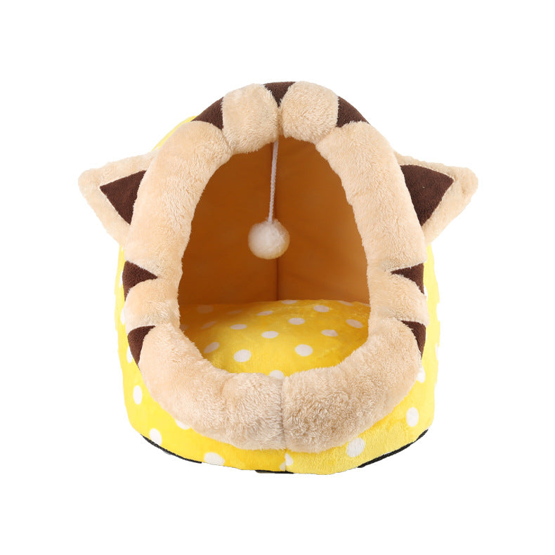 Cat Bed Indoor Soft Cats Houses Warm Cozy Cushion Bag Small Dog Removable Washable Tent